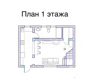 Дом 100м², 2-этажный, на длительный срок, 