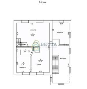 Дом 170м², 3-этажный, участок 15 сот.  