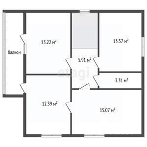 Дом 180м², 2-этажный, участок 4 сот.  