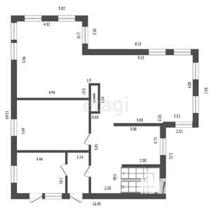 Дом 270м², 2-этажный, участок 12 сот.  