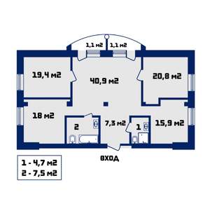 4-к квартира, на длительный срок, 135м2, 4/5 этаж