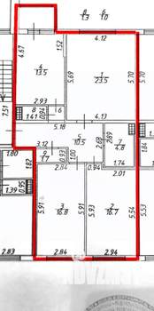 3-к квартира, на длительный срок, 90м2, 4/5 этаж