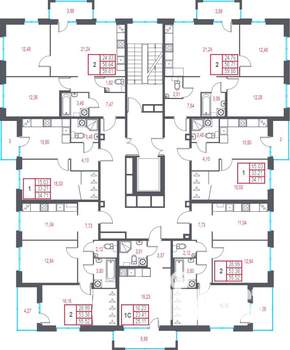 1-к квартира, вторичка, 35м2, 2/9 этаж