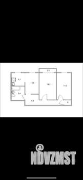 2-к квартира, вторичка, 55м2, 5/5 этаж