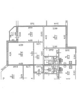 3-к квартира, вторичка, 72м2, 3/4 этаж