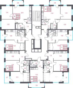 2-к квартира, вторичка, 55м2, 8/9 этаж