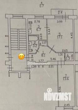 2-к квартира, вторичка, 50м2, 3/5 этаж