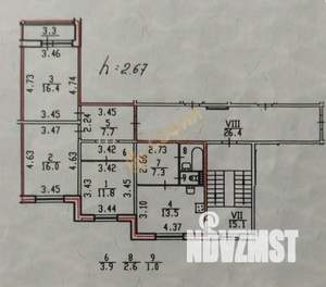 3-к квартира, вторичка, 80м2, 4/4 этаж