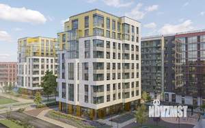 2-к квартира, строящийся дом, 56м2, 4/10 этаж