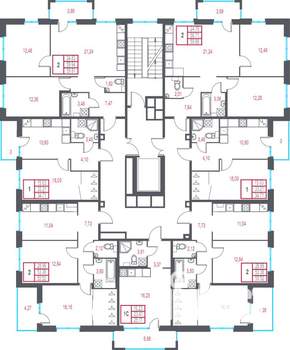 1-к квартира, вторичка, 35м2, 2/9 этаж