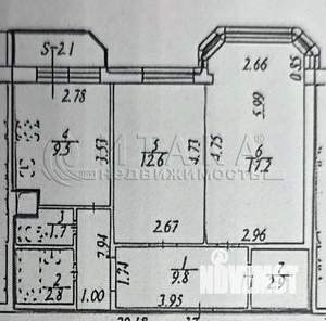 2-к квартира, вторичка, 57м2, 2/4 этаж