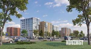 2-к квартира, строящийся дом, 52м2, 6/9 этаж