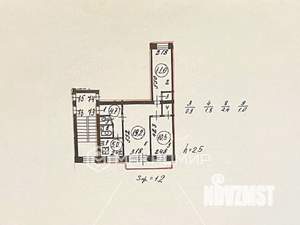 3-к квартира, вторичка, 56м2, 4/5 этаж