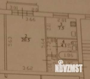 1-к квартира, вторичка, 35м2, 2/3 этаж