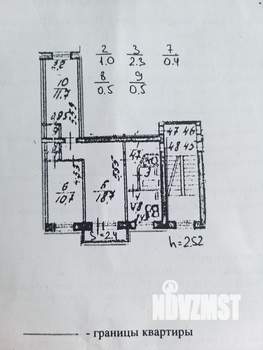 3-к квартира, вторичка, 55м2, 2/5 этаж