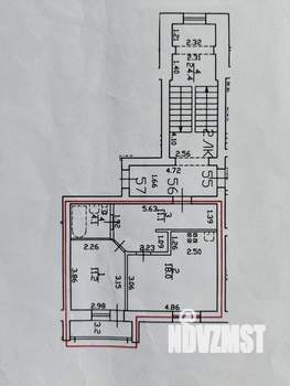 1-к квартира, вторичка, 44м2, 3/6 этаж