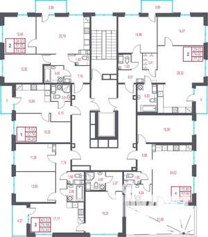 3-к квартира, вторичка, 79м2, 9/9 этаж