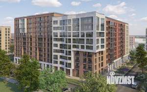 2-к квартира, строящийся дом, 46м2, 4/7 этаж