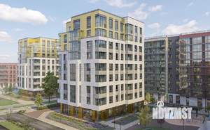 2-к квартира, строящийся дом, 59м2, 6/9 этаж