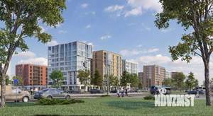 1-к квартира, строящийся дом, 36м2, 3/7 этаж