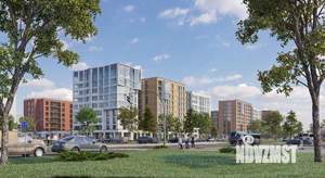 1-к квартира, строящийся дом, 34м2, 7/10 этаж