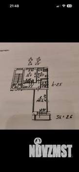 2-к квартира, вторичка, 49м2, 5/5 этаж