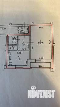 1-к квартира, вторичка, 52м2, 5/7 этаж