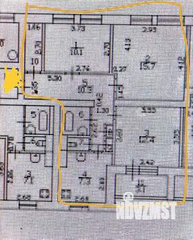 3-к квартира, вторичка, 63м2, 3/5 этаж